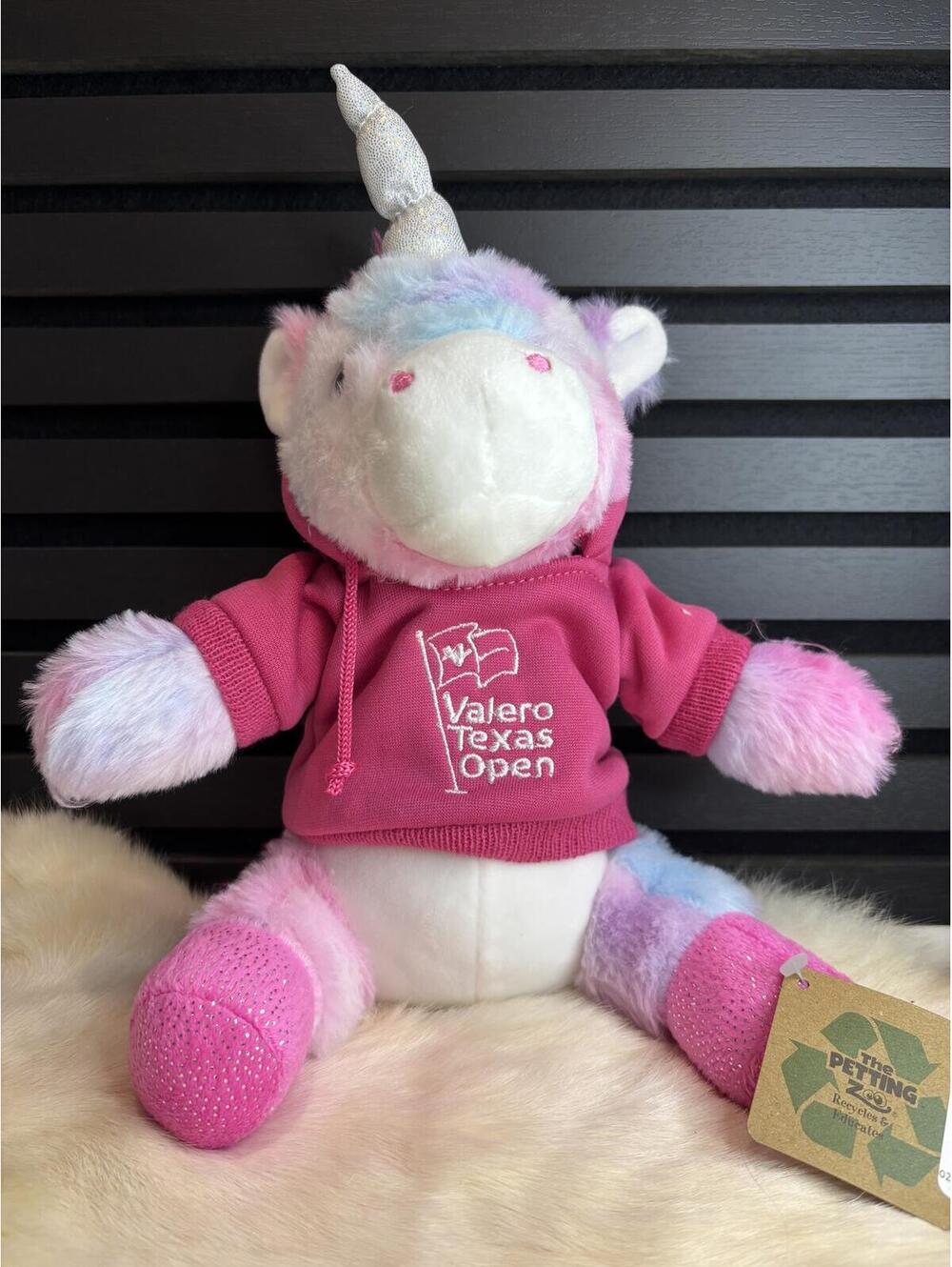 The Petting Zoo Unicorn Plush Stuffed Animal with Hoodie